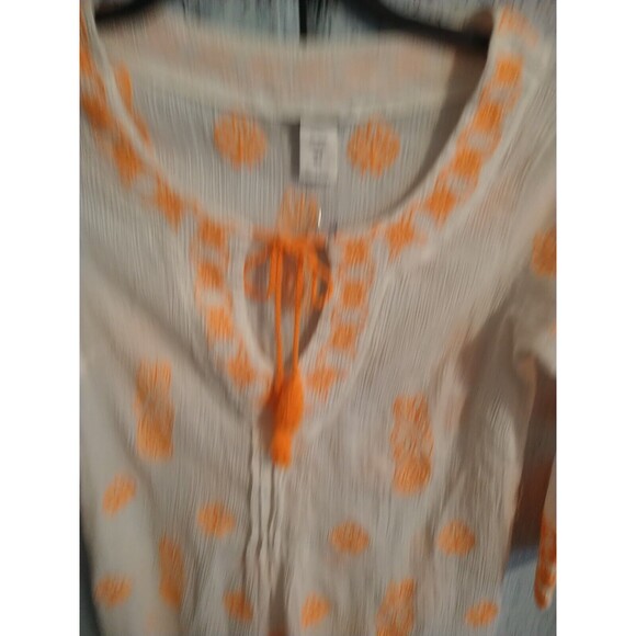 Trina Turk Embroidered Cover Up Xs Boho Beachy Feminine Cottage Core - Picture 3 of 9